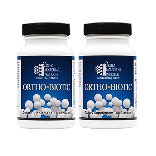 Ortho Molecular Ortho Biotic 60 Caps Pack of 2 Bottles