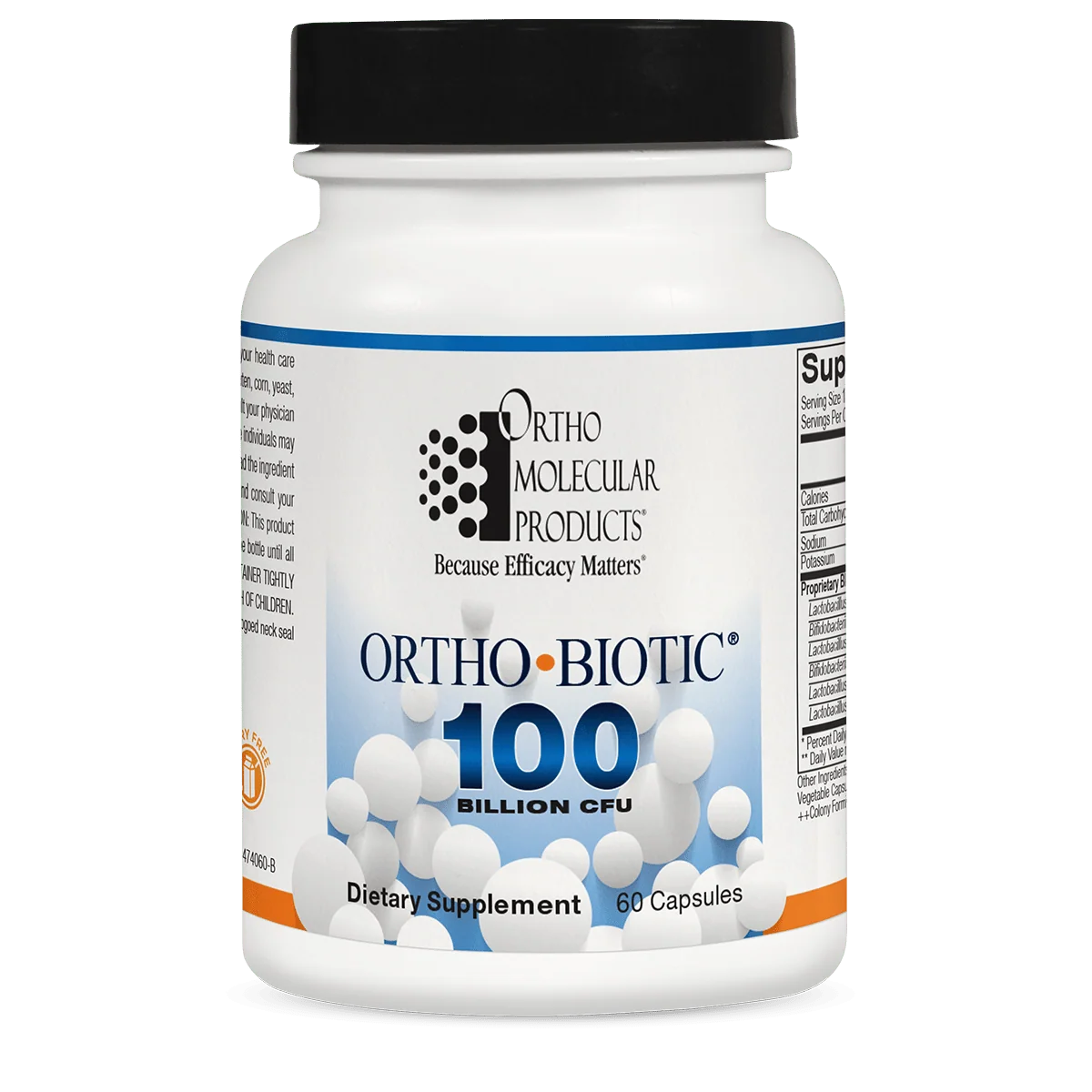 Ortho Molecular - Ortho Biotic 100 - 60 Capsules