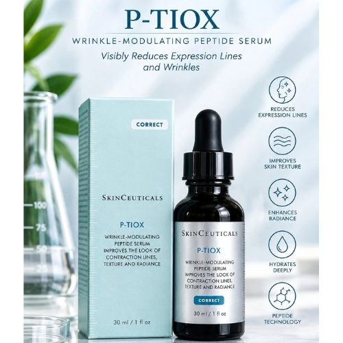 2x SkinCeuticals P-TIOX Wrinkle-Modulating Peptide Serum 1 fl oz 30ml