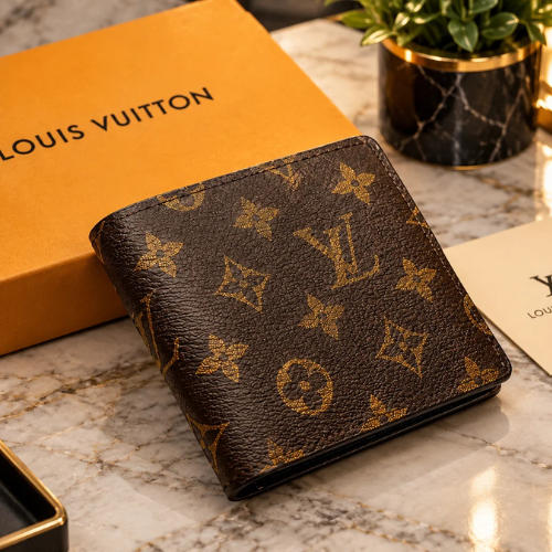 Louis Vuitton Brown Monogram Canvas Multiple Wallet