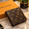 Louis Vuitton Brown Monogram Canvas Multiple Wallet