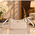NWT Coach CV933 Teri Shoulder Bag In Signature Canvas