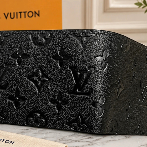 Louis Vuitton Black Monogram Embossed Bifold Men's Wallet