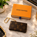 Louis Vuitton Monogram Key Pouch Pochette Clés Coin Purse
