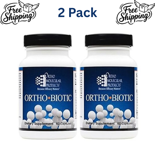 Ortho Molecular Ortho Biotic 60 Caps Pack of 2 Bottles