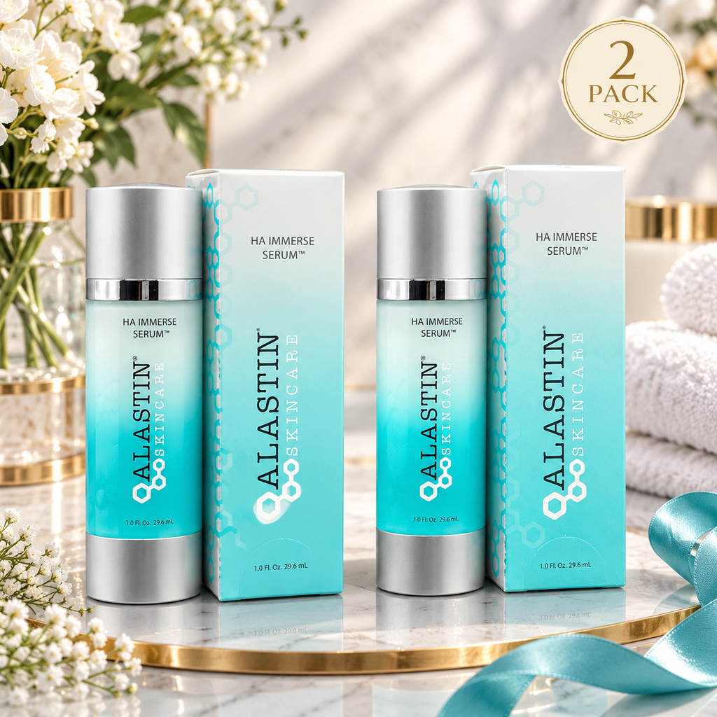 2 Pack ALASTIN Skincare HA IMMERSE Serum - 29.6 m