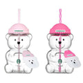 Starbucks Korea Bearista Glass Cold Cup 591ml Baby Pink Barbie Pink