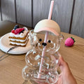 Starbucks Bear Cup Tumblers With Strawberry Topper Baseball Cap 2026