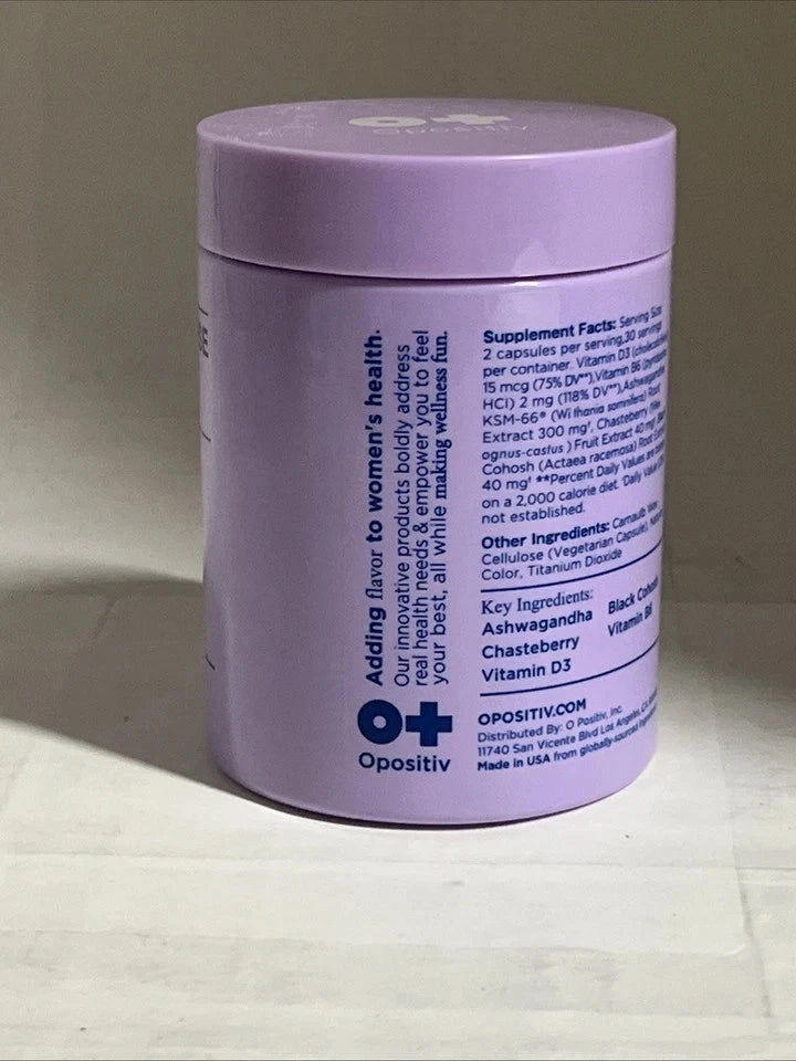 O Positiv malesO Vitamin malesopause for 60 VegCaps
