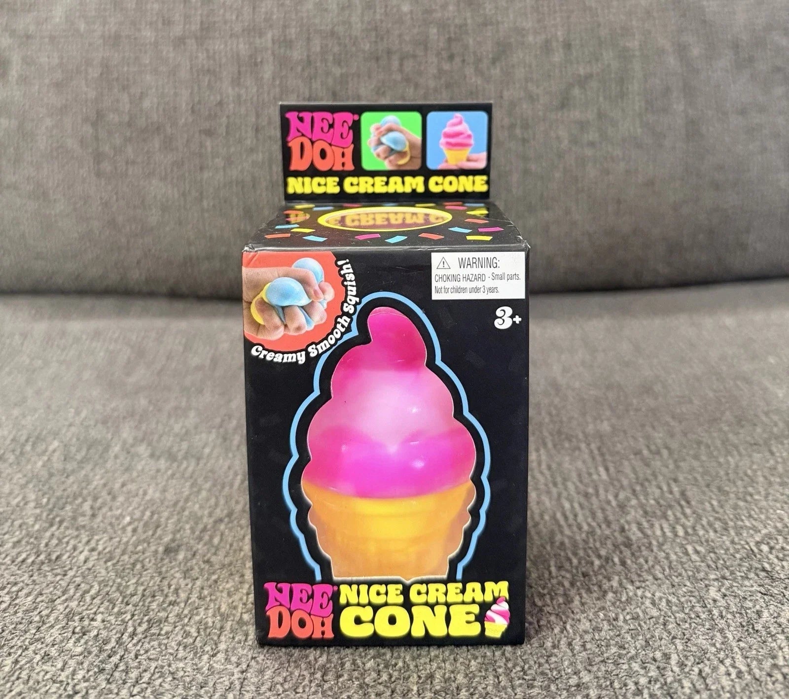 Pink Needoh Nice Cream Cone - New in Box Ice Cream Squish toy