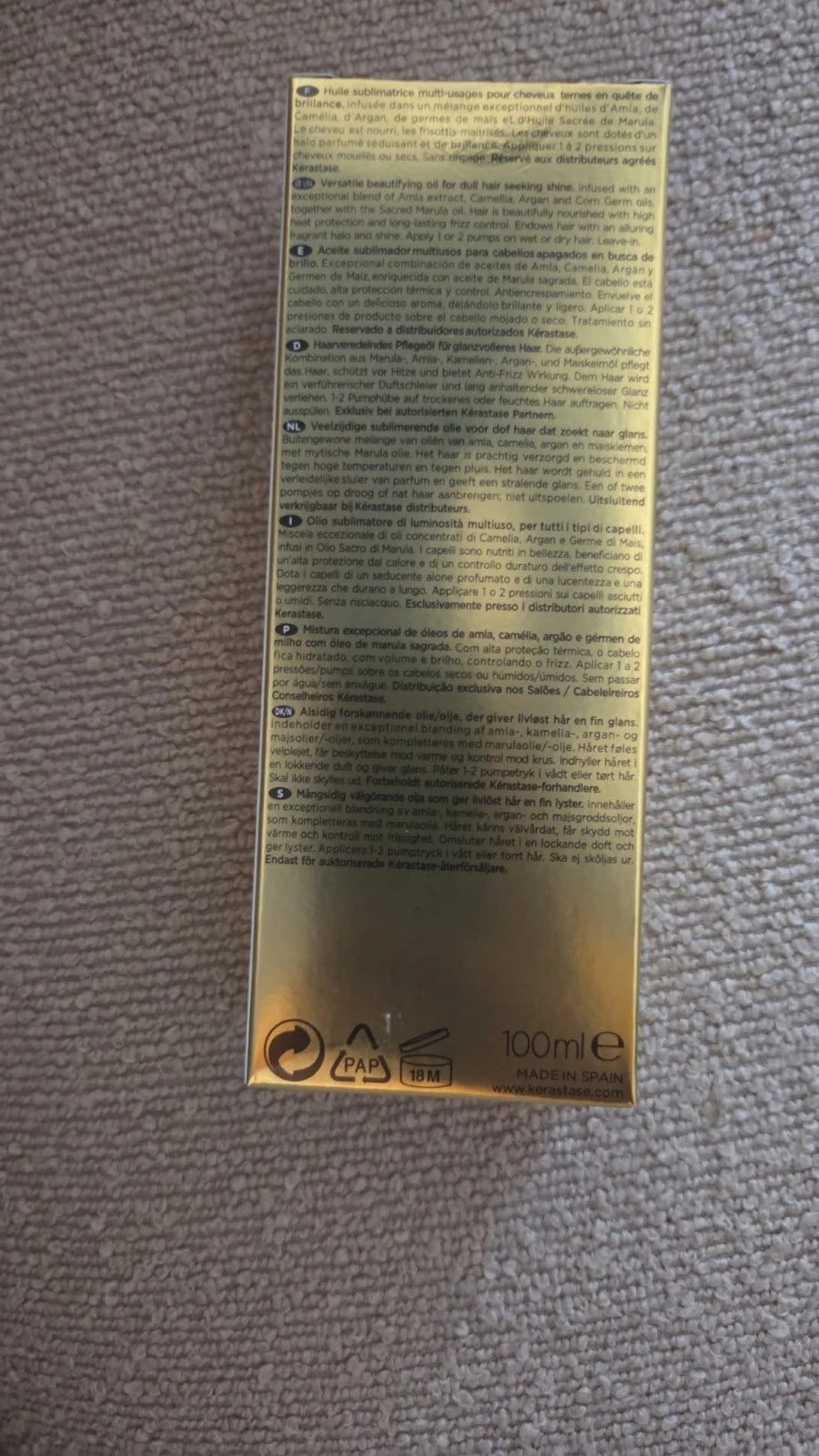 Kerastase Elixir Ultime L'Huile Original Hair Oil - 3.4 fl. oz