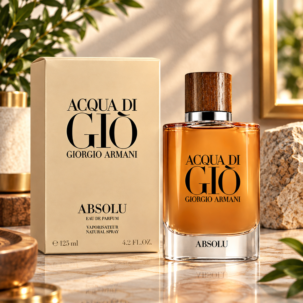Giorgio Armani Acqua di Giò Absolu Eau de Parfum for Men – 4.2 oz / 125 mL