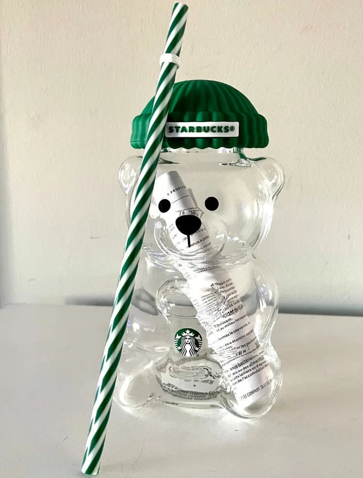 Starbucks Bearista Bear Glass Cold Cup Holiday Limited Edition 2026 Gift