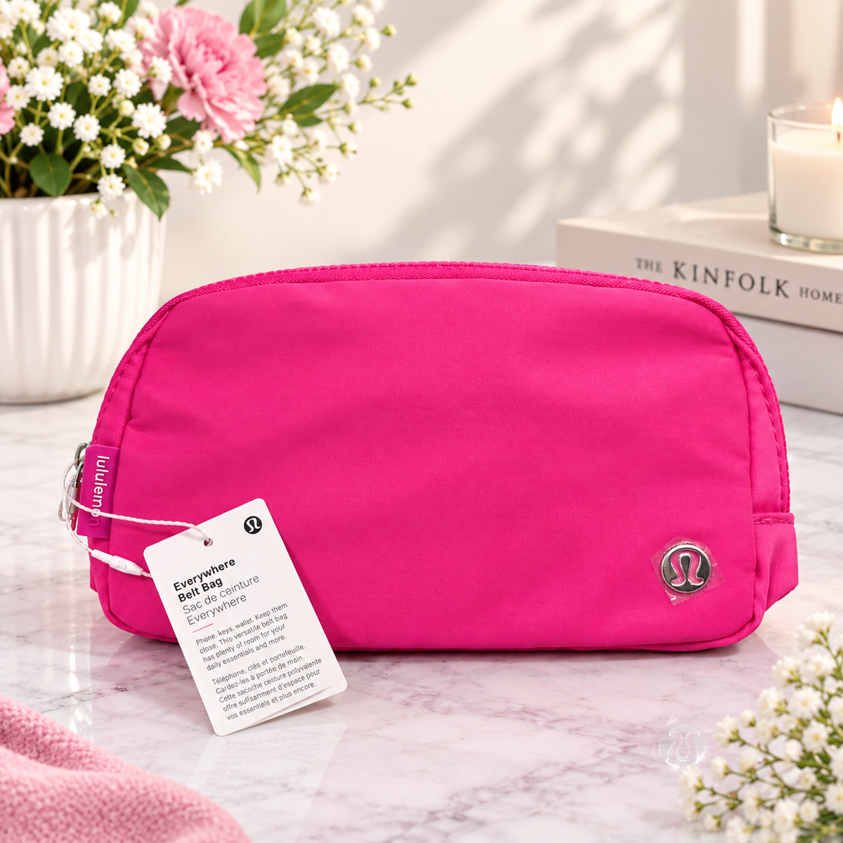 Lululemon Everywhere Belt Bag 1L Sonic Pink Waist Pack LU9AX2S NEW