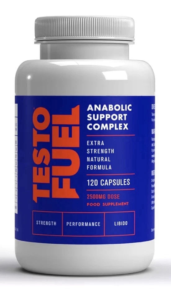 TestoFuel T-Booster Test Booster for Men 100% Natural 120 Capsules