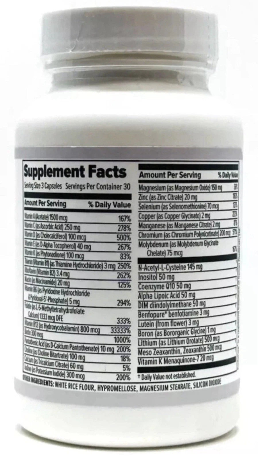 10X Health Optimize Methylated Multivitamin 90 Caps