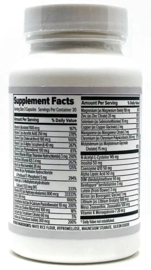 10X Health Optimize Methylated Multivitamin 90 Caps