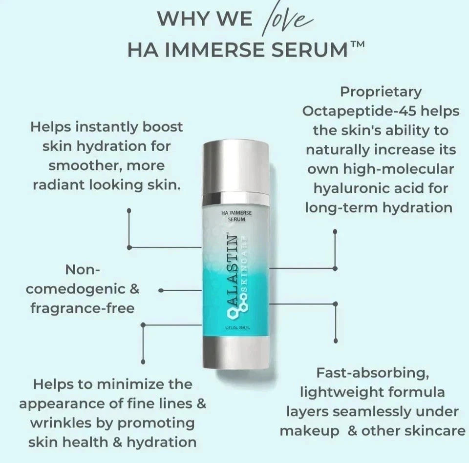 Alastin Skincare HA Immerse Serum ( 1.0 fl.oz / 29.6 ml )