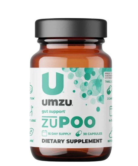 UMZU Zupoo Gut Support Colon Cleanse Dietry Supplement 30 Capsules