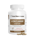 Real Mushrooms Organic Lions Mane Mushroom Capsules - 120 Count
