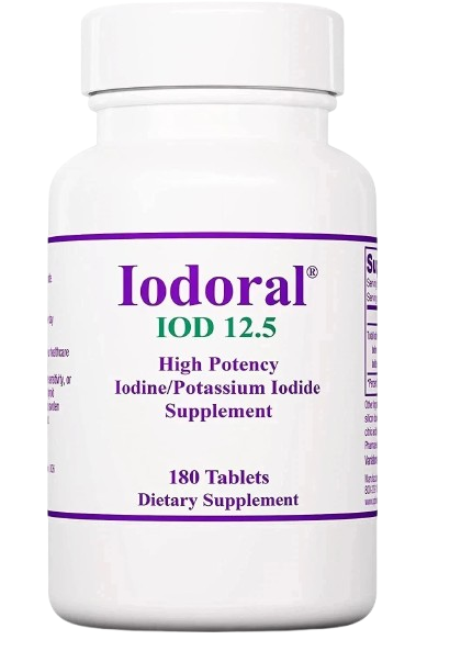 Optimox, Iodoral, 12.5 mg, 180 Tablets