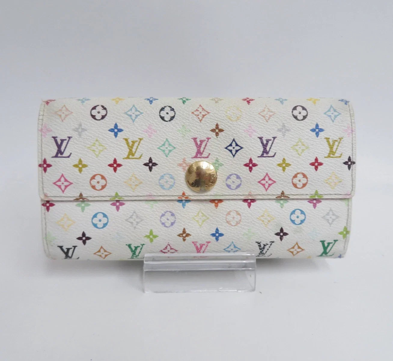 Louis Vuitton Long Wallet Monogram Multicolor Portefeuille Sarah M93745