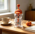 2026 Star bucks Halloween Bearista Bear Cup Tumbler Pumpkin Topper Cap
