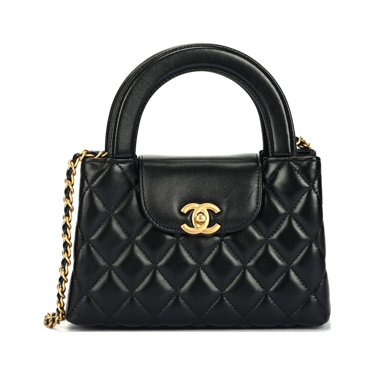 CHANEL Kelly Shoulder Cross Bag Mini Women's 7.4x2.7x5 in