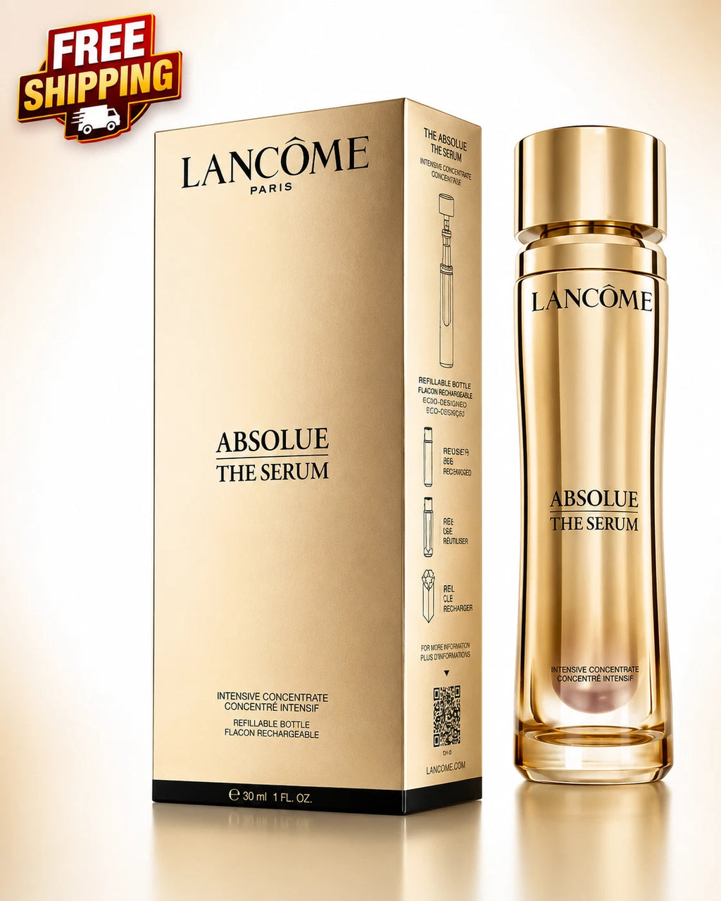 Lancome Paris Absolue The Serum Intensive Concentrate 1.0 oz/30 ml New With Box