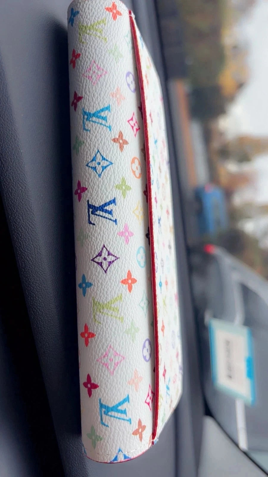Louis Vuitton x Takashi Murakami White Multicolor Sarah Long Wallet With Box