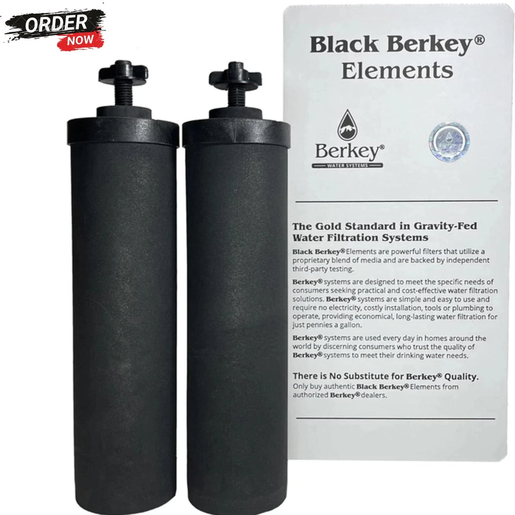 Berkey BB9-2 Authentic Black Purification Elements Water Filter Replacement New