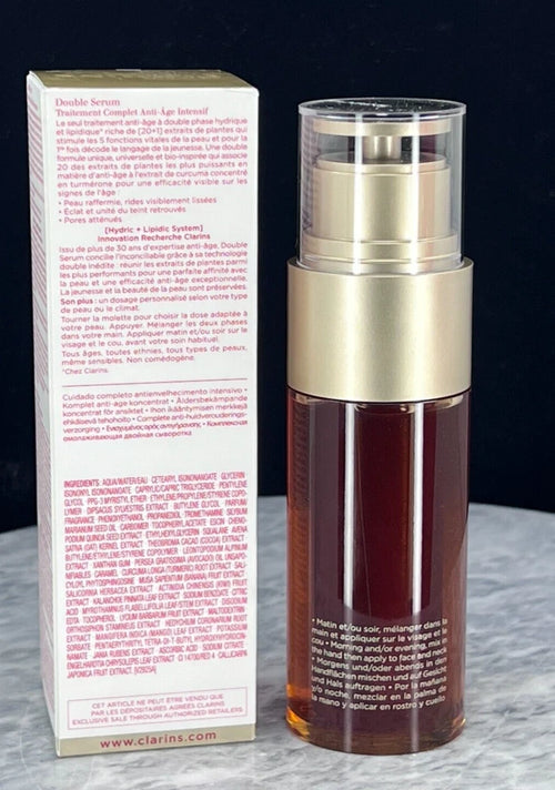 Clarins Double Serum Anti Age Complete Age Control Concentrate 1.6 oz