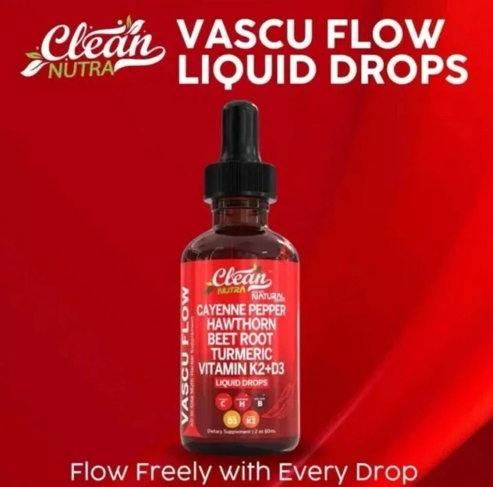 Clean Nutra Organic Cayenne Pepper Liquid Drops Supplement Vitamin D3 K2 60ml