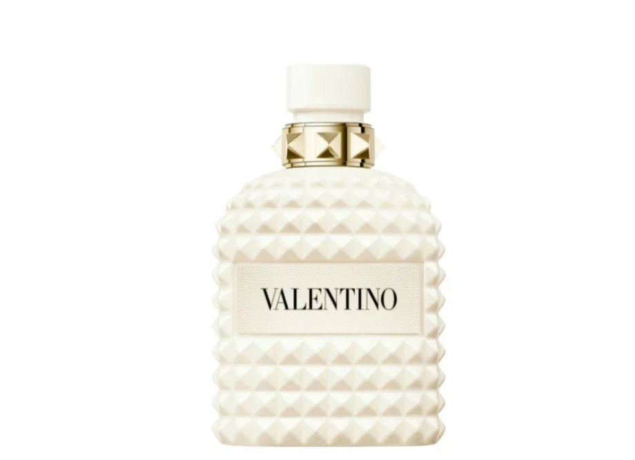 Valentino Uomo Born In Roma Ivory Eau De Toilette 3.4 oz / 100mL For Men new