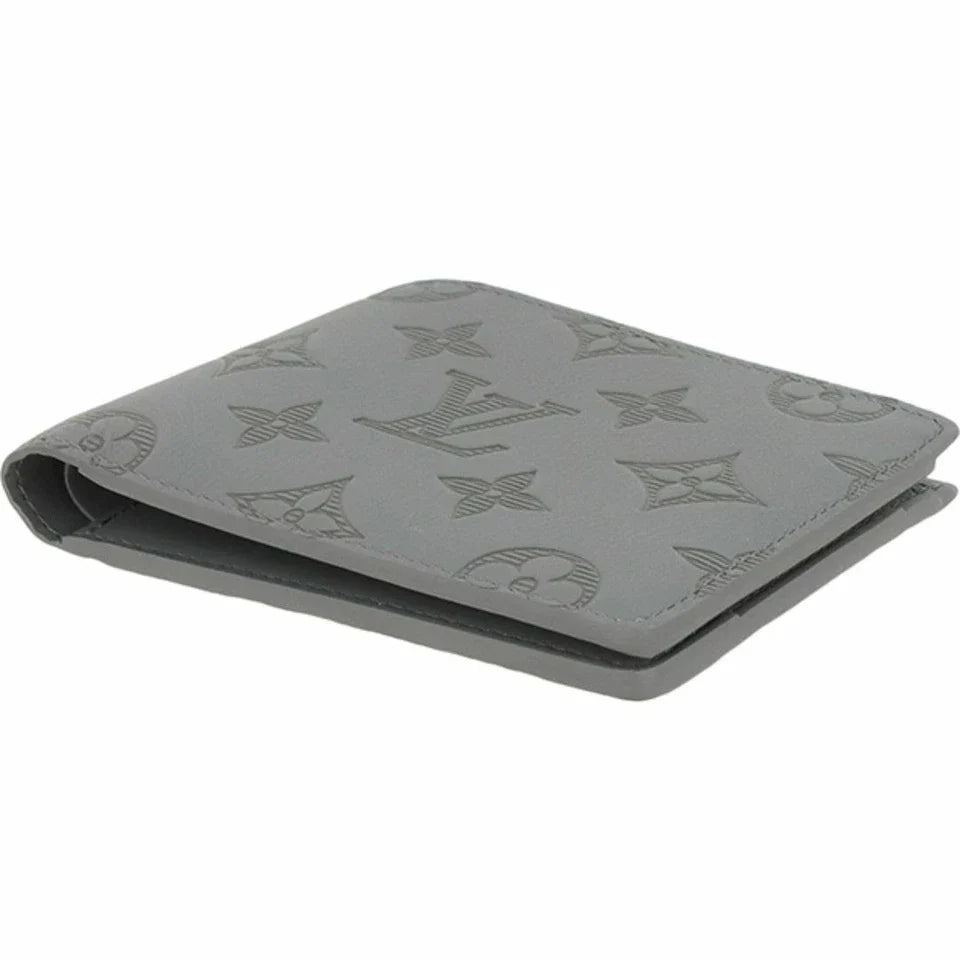 Louis Vuitton Portefeuille Multiple Monogram Shadow Anthracite Gray bifold walle