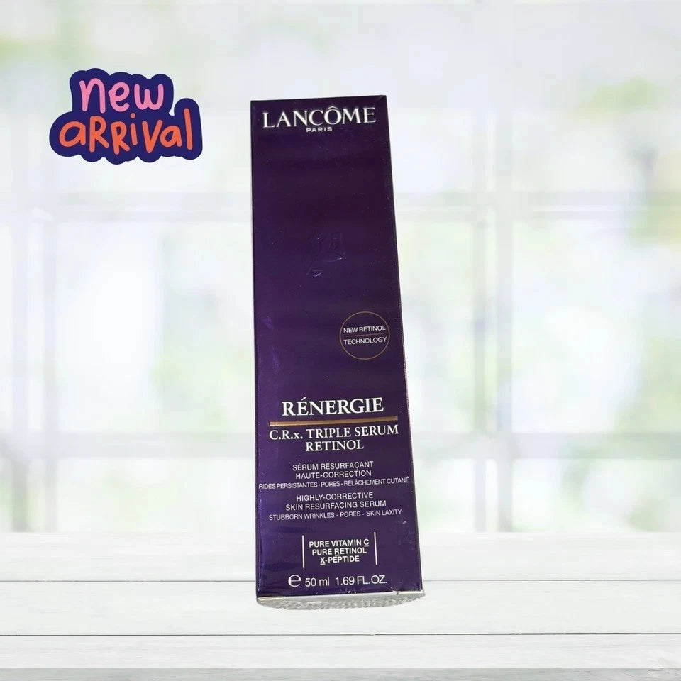 Lancome Renergie C.R.x Triple Serum RETINOL 1.7 oz / 50mL NIB & SEALED