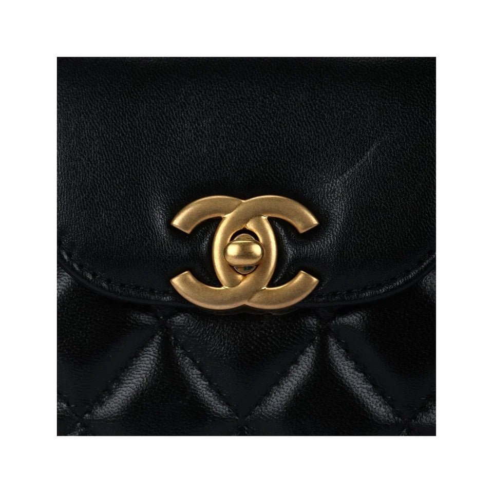 CHANEL Kelly Shoulder Cross Bag Mini Women's 7.4x2.7x5 in