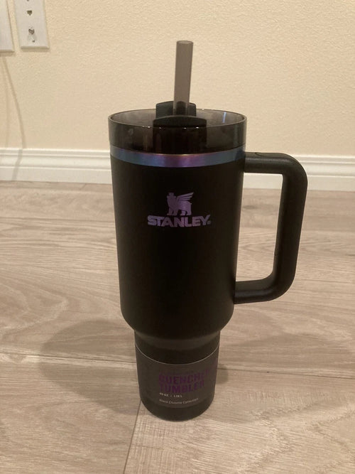 BLACK CHROMA COLLECTION 40OZ Stanley Quencher H2O Tumbler SOLD OUT ON AMAZON!